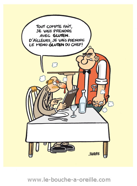 Gluten au menu par Ivars
